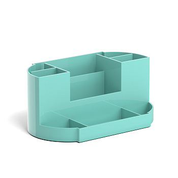 Подставка-органайзер без наполнения, 9 отделений ErichKrause Victoria Pastel Mint, мятная