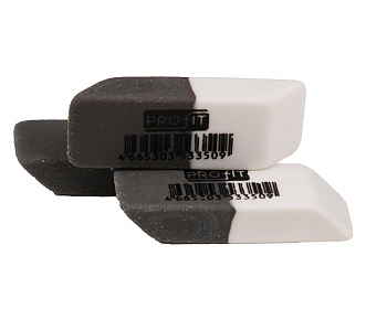 Ластик для чернографитных карандашей 52*14*8мм PROFIT