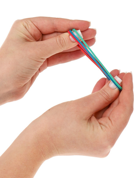 3_Резинки банковские универсальные 50гр WorldOffice, диаметр 60мм, ассорти