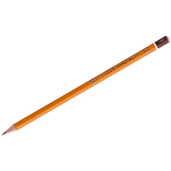 Карандаш чернографитный 3Н KOH-I-NOOR 1500, профессиональный