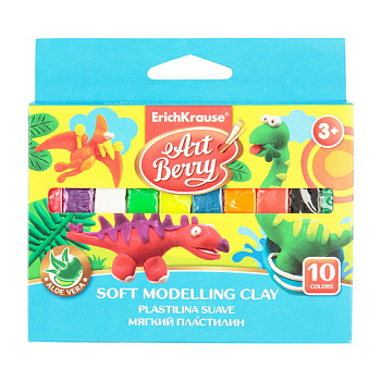 Пластилин мягкий 10цв 150г Artberry с Алоэ Вера