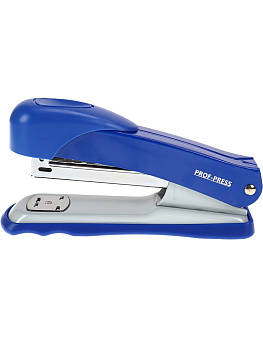 Степлер №24/6, 26/6 до 20л PROF-PRESS, металлический корпус, синий