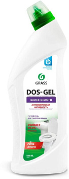 Средство для уборки санитарных помещений 1л GRASS Dos-gel щелочное, концентрат, гель