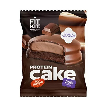 Десерт глазированный FIT KIT Protein Cake Двойной шоколад, 50г