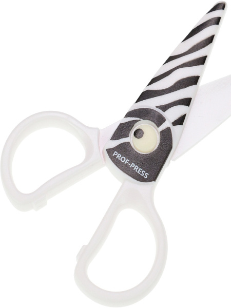 4_Ножницы 120мм PROF-PRESS Сафари-Зебра