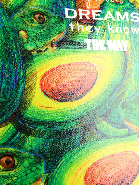 5_Тетрадь на кольцах А5, 80л, обложка картон, клетка PROF-PRESS Хамелеоны и авокадо