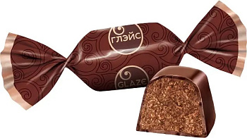Конфеты помадные ЯШКИНО Глэйс со вкусом шоколада, 500гр