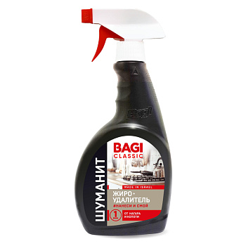 Средство для чистки плит, духовок, грилей от жира/нагара 400мл BAGI Classic Шуманит