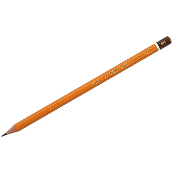Карандаш чернографитный 9Н KOH-I-NOOR 1500, профессиональный