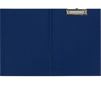 Папка-планшет А4 Attache, картон/ПВХ с 1 прижимом и крышкой, синяя