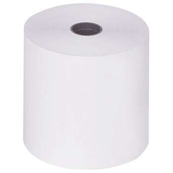 Чековая лента ТЕРМОБУМАГА 80мм (диаметр 55-60мм, длина 53м, втулка 18мм) ВЛ