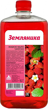 Мыло жидкое 1л ГЕНИКС Земляника