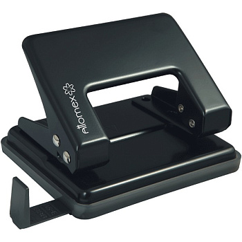 Дырокол до 20л ATTOMEX, металлический, черный