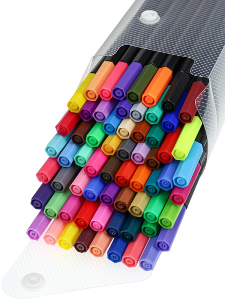 2_Набор капиллярных ручек (линеров) PROF-PRESS Taj Mahal 64шт, ассорти