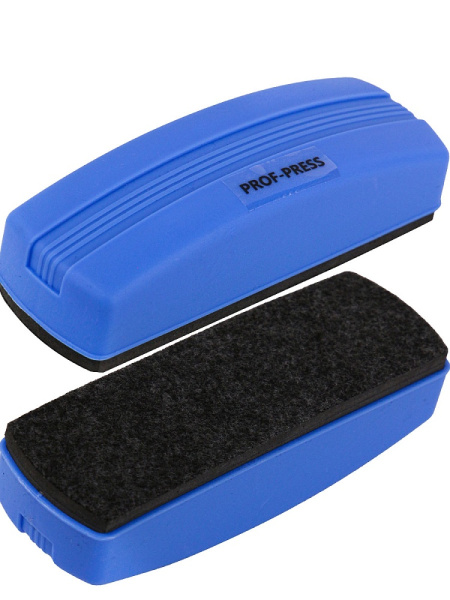Стиратель для маркерных досок 55_160мм PROF-PRESS магнитный, синий
