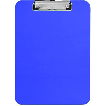 Планшет А4 ATTOMEX, картон/ПВХ с 1 прижимом, синий
