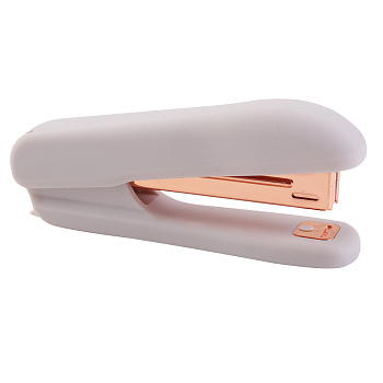 Степлер №10 до 12л deVENTE Esthetics, корпус velvet-touch, лавандово-пепельный