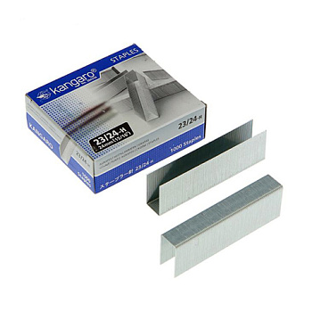 Скобы для степлера №23/24 1000шт до 220л Kangaro