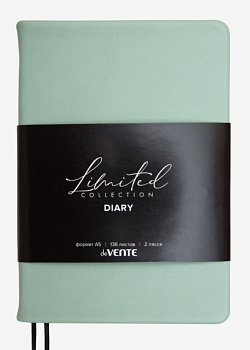 Ежедневник недатированный А5 deVENTE Note, под кожу, мятный 136л