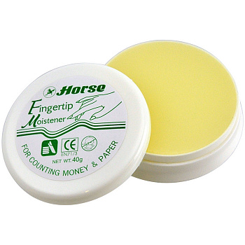 Подушка для смачивания пальцев гелевая 40г Horse, ароматизированная