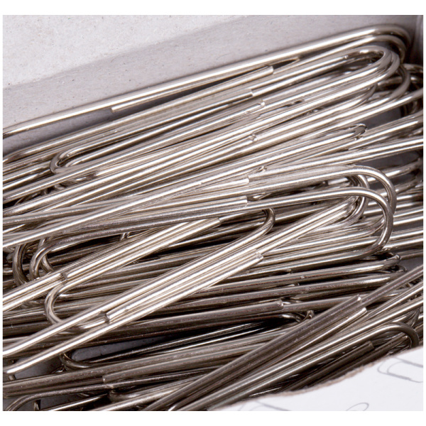 3_Скрепки 50мм большие никелированные 50шт OfficeSpace