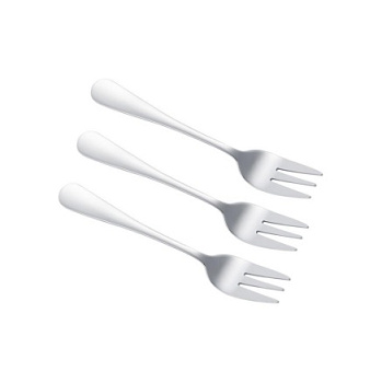 Вилки десертные комплект 3шт, нержавеющая сталь 13,7см