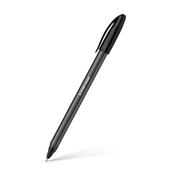 Ручка шариковая 1мм ErichKrause Ultra Glide U-108 Original Stick ЧЕРНАЯ, черный корпус