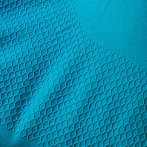 4_Перчатки латексные S с х_б напылением, BiColor желто-синие, удлиненная манжета, повышенной прочности