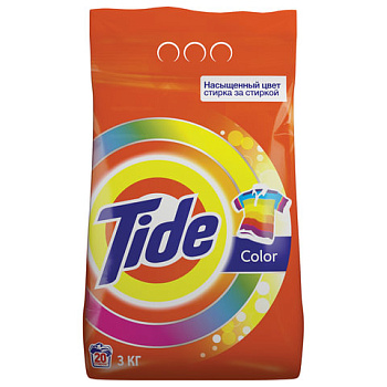Стиральный порошок-автомат 3кг, TIDE Color