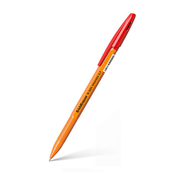 Ручка шариковая 0,7мм ErichKrause R-301 Orange Stick КРАСНАЯ