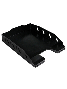 Лоток горизонтальный одинарный PROF-PRESS Офис, черный