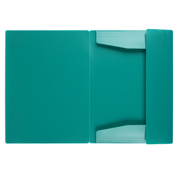 2_Папка на резинке А4, корешок 20мм, пластик 0,45мм deVENTE Marandi, аквамариновая