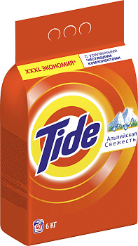 Стиральный порошок-автомат 6кг, TIDE Альпийская свежесть