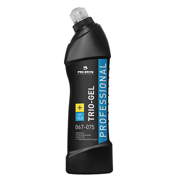 Средство моющее универсальное 750мл PRO-BRITE Trio-gel, с отбеливающим эффектом, концентрат, гель