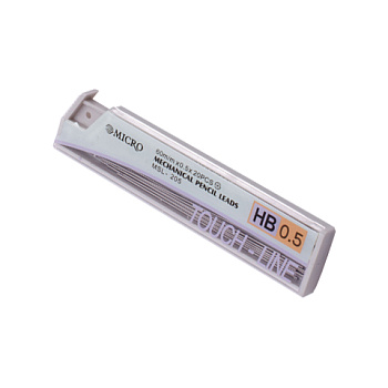 Грифели 0,5мм HB Micro MSL-205, 20шт