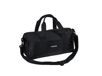 Сумка тканевая спортивная PROF-PRESS O'MyBag, с ремнем, водонепроницаемая, черная