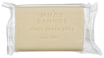 Мыло туалетное Банное 100г