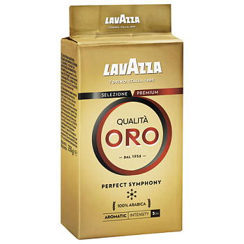 Кофе молотый 250г LAVAZZA Qualita Oro, арабика 100%