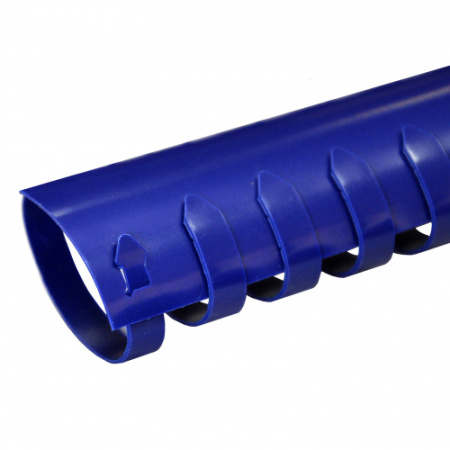 Пластиковые пружины для переплета 45мм (для сшивания 341-410л) 50шт РеалИСТ, синие