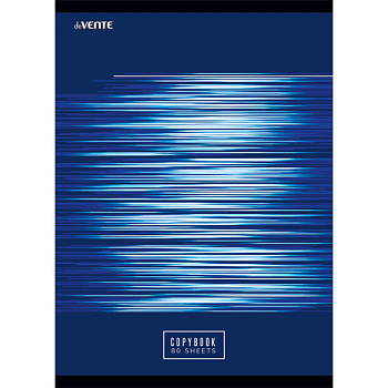 Тетрадь А4 80л клетка, гребень deVENTE White Lines