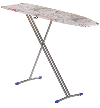 Гладильная доска 122,5*34,5см НИКА 1+, с подставкой под утюг, ассорти