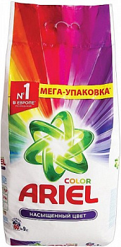 Стиральный порошок-автомат 9кг, ARIEL Color