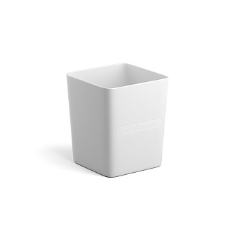 Стакан для пишущих принадлежностей, пластик ErichKrause Base Classic, белый