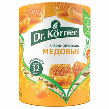 Хлебцы DR.KORNER Медовые злаковый коктейль, 100г
