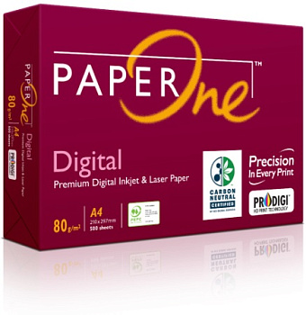 Бумага для офисной техники А4 PaperOne Digital 80г/м2 500л