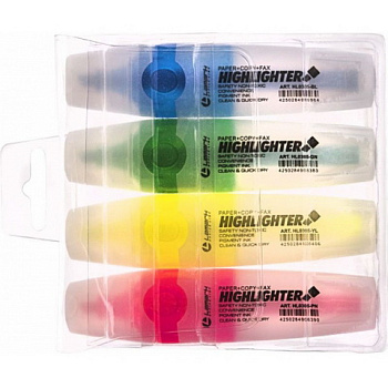 Набор текстовыделителей LAMARK 1-5мм, 4 цвета