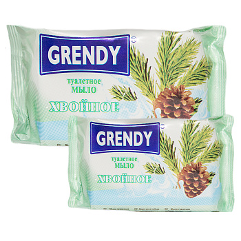 Мыло туалетное GRENDY Хвойное 100г, с глицерином