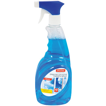Средство для очистки стекол и зеркал 750мл OfficeClean Professional Блеск, с изопропиловым спиртом, распылитель