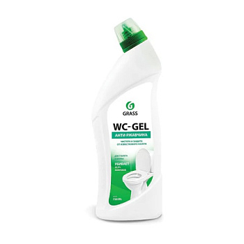 Средство для уборки санитарных помещений 750мл GRASS WC-Gel Антиржавчина, кислотное, гель