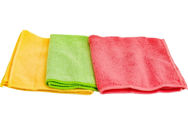 3_Салфетки хозяйственные 30_30см, 200г_м2, микрофибра 3шт, AZUR